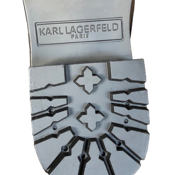 Karl Lagerfeld Payson Womens Black Beaded Ankle Boot Size 5.5 - Picture 8 of 13